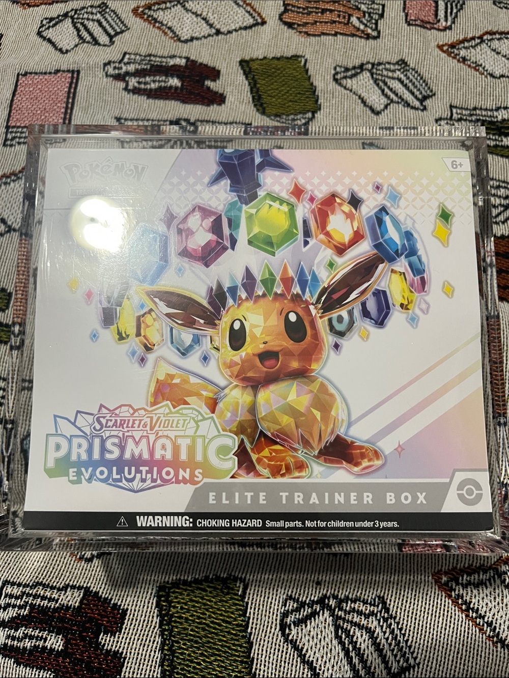 Pokemon Prismatic Evolutions Elite Trainer Box - Multicolor Eevee Artwork